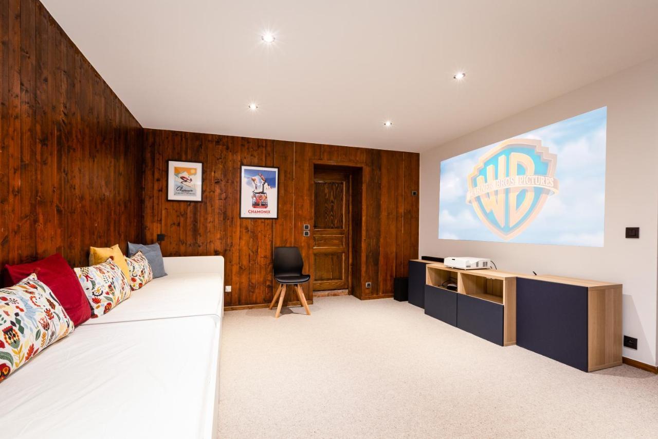 Chalet Les Praz - 280Sqm - Sauna Cinema Fitness - 5 Bedrooms In Heart Of Les Praz - By Cozee Rentals Chamonix Ngoại thất bức ảnh